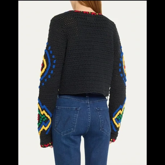 MOTHER Denim “In A Puff” Cardigan in Diamond In The Rough - Picture 6 of 15